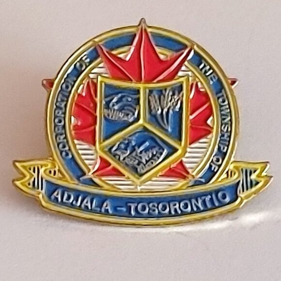 Adjala-Tosorontio Municipality in Ontario Enamel Pin - Picture 1 of 2